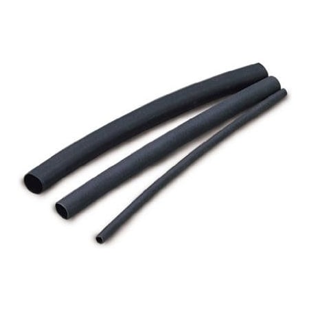 Ecm Industries Heat Shrink Tube Assortment, Thin Wall, 2:1 I.D. Shrink Ratio, 1/8 in, 3/16 in, 1/4 in I.D. Before Shrinking, Black, 4 in, 8 PK HST-AST